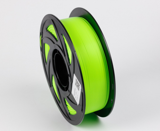 Фото 2 - Зелений Неоновый флуоресцентний пла плюс пластик для 3D принтера ☼1кг☼1.75мм