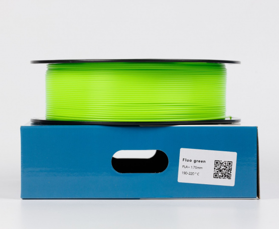 Фото 3 - Зелений Неоновый флуоресцентний пла плюс пластик для 3D принтера ☼1кг☼1.75мм