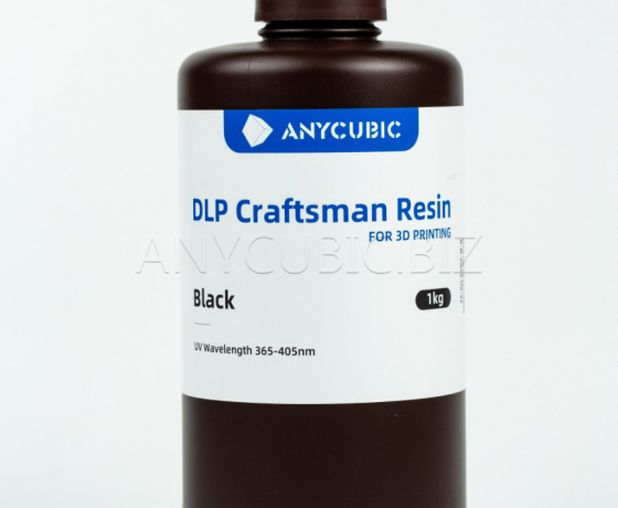 Фото 2 - Фотополімерна смола Anycubic Craftsman BLACK (Чорна) 1КГ
