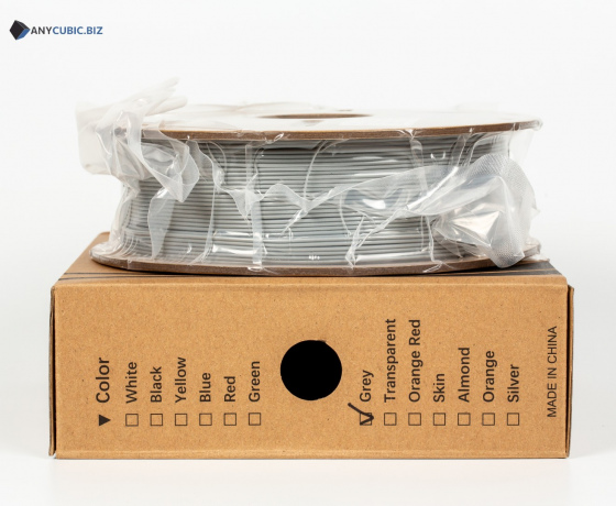 Фото 3 - Сірий Високошвидкісний філамент для швидкісного друку Hi-Speed PLA+ JAMGHE 1,75 мм 1kg