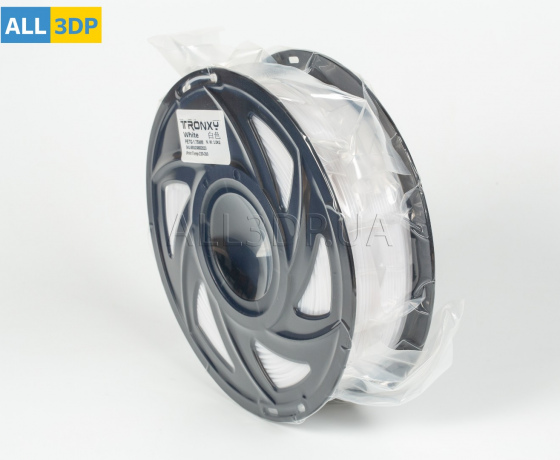 Фото 7 - Білий PETG пластик Tronxy для 3D принтера 340m | 1 кг | 1,75 мм