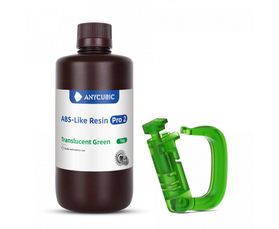 Фото 3 - Фотополімер Anycubic ABS-Like Resin Pro 2 Зелений (напівпрозорий)