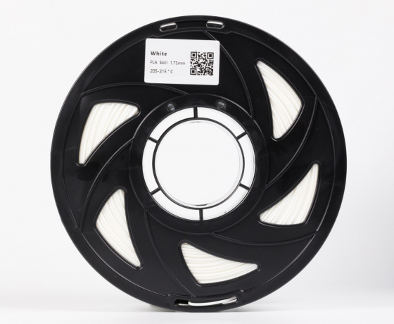 Фото 3 - Білий Пла Пластик Шовковий 1кг | 1.75мм | 330м