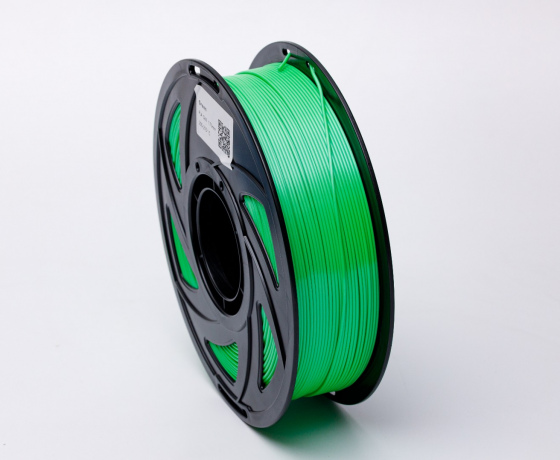 Фото 2 - Зелений Пла Пластик Шовковий \ PLA SILK Green 1кг | 1.75мм | 330м