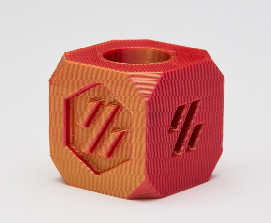 Фото 8 - Червоний Золотий Пла Пластик Шовковий | PLA SILK Red Gold 1кг | 1.75мм | 330м