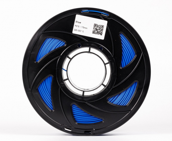 Фото 4 - Синій PETG (ПЕТГ) coPET пластик для 3D принтера | Blue PETG 1кг | 1.75мм | 330м