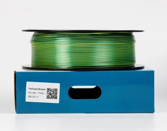 Жовтий Зелений Пла Пластик Шовковий | PLA SILK Yellow Green 1кг | 1.75мм | 330м